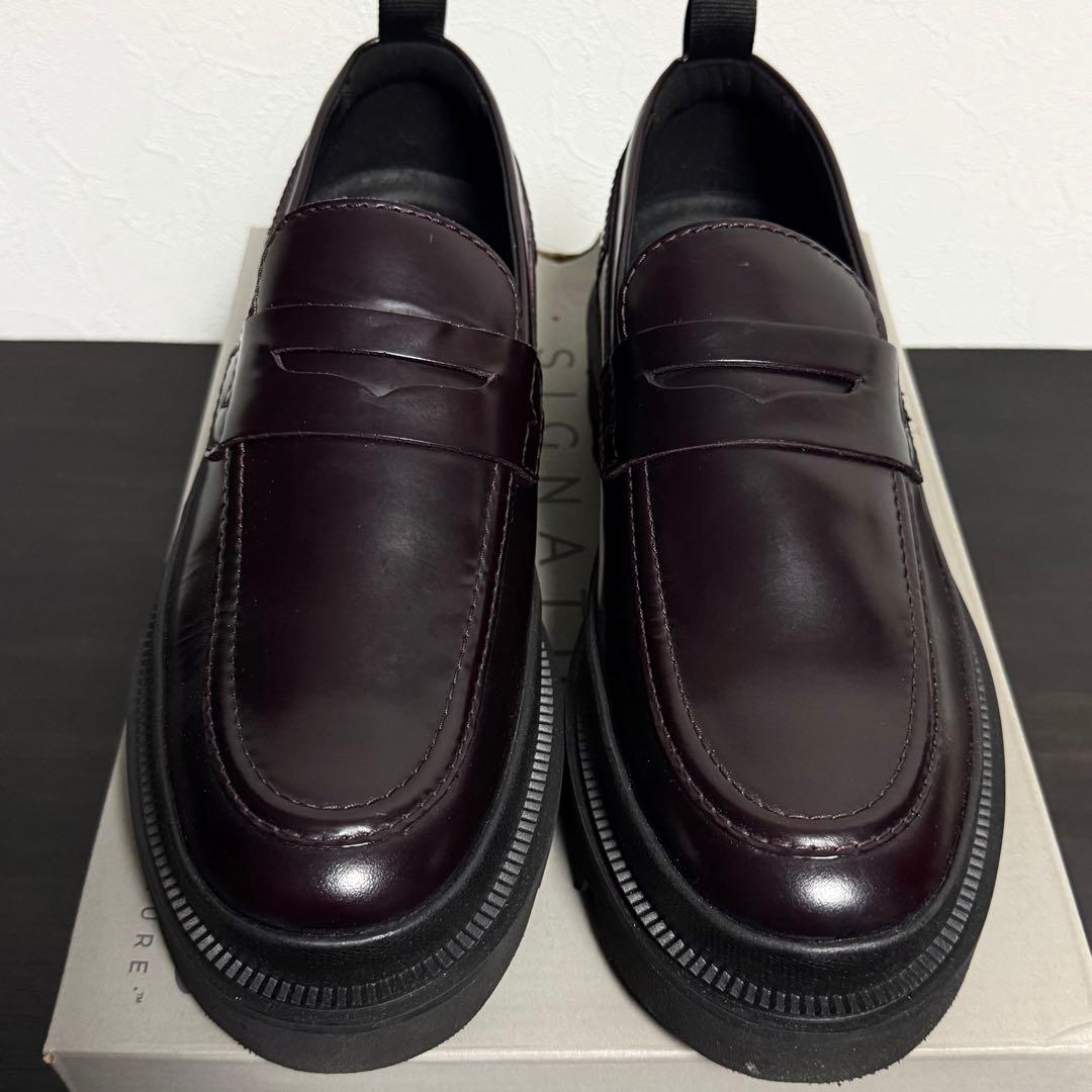 新品 Clarks Badell Easy ローファー バーガンディー 24.5