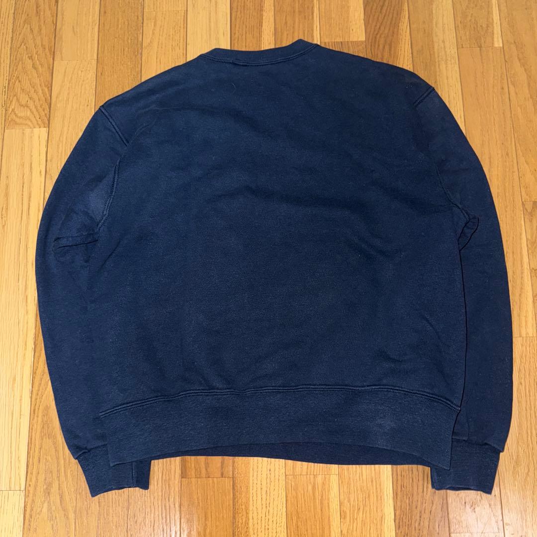 90's old champion 青タグ刺繍 トレーナー ネイビー