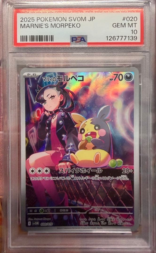 【シャオ】マリィのモルペコ AR プロモ PSA10 3連番