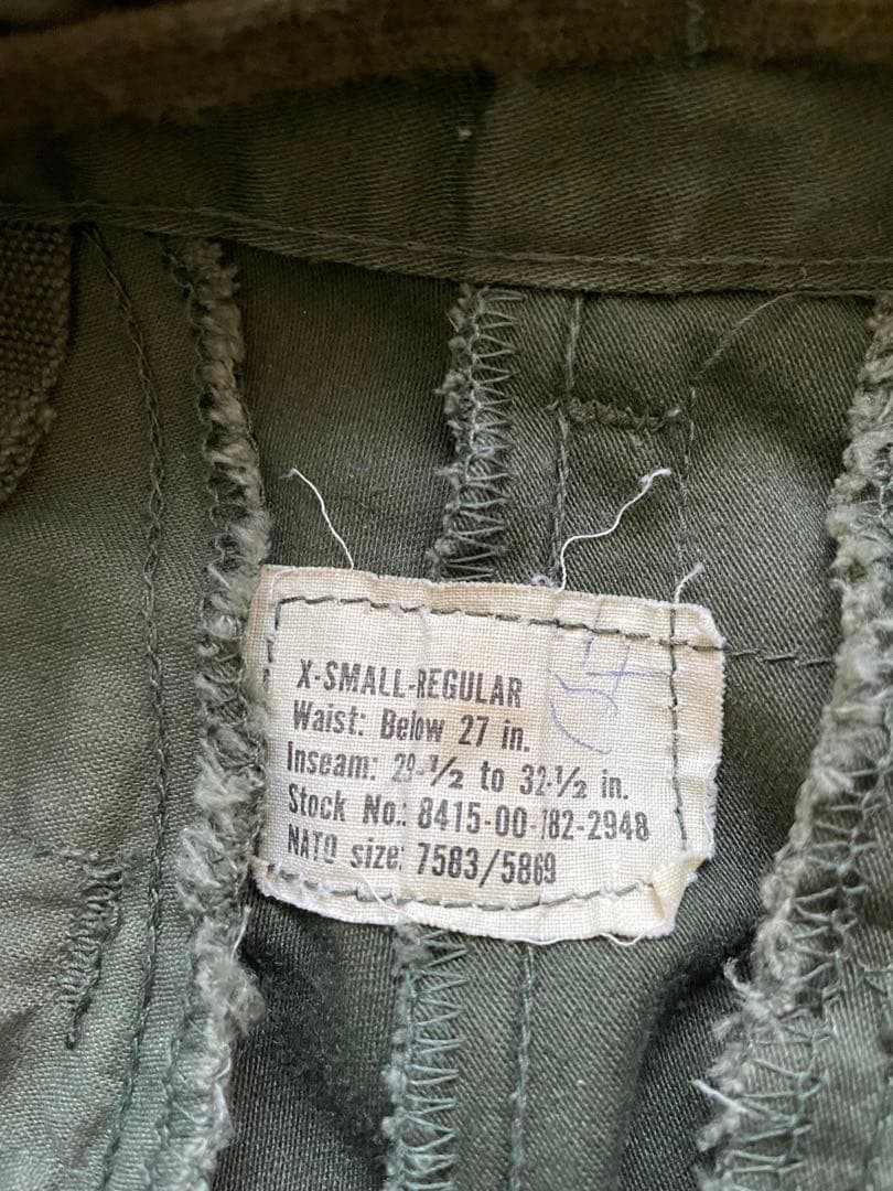 70s M65 US Armyカーゴフィールドパンツ