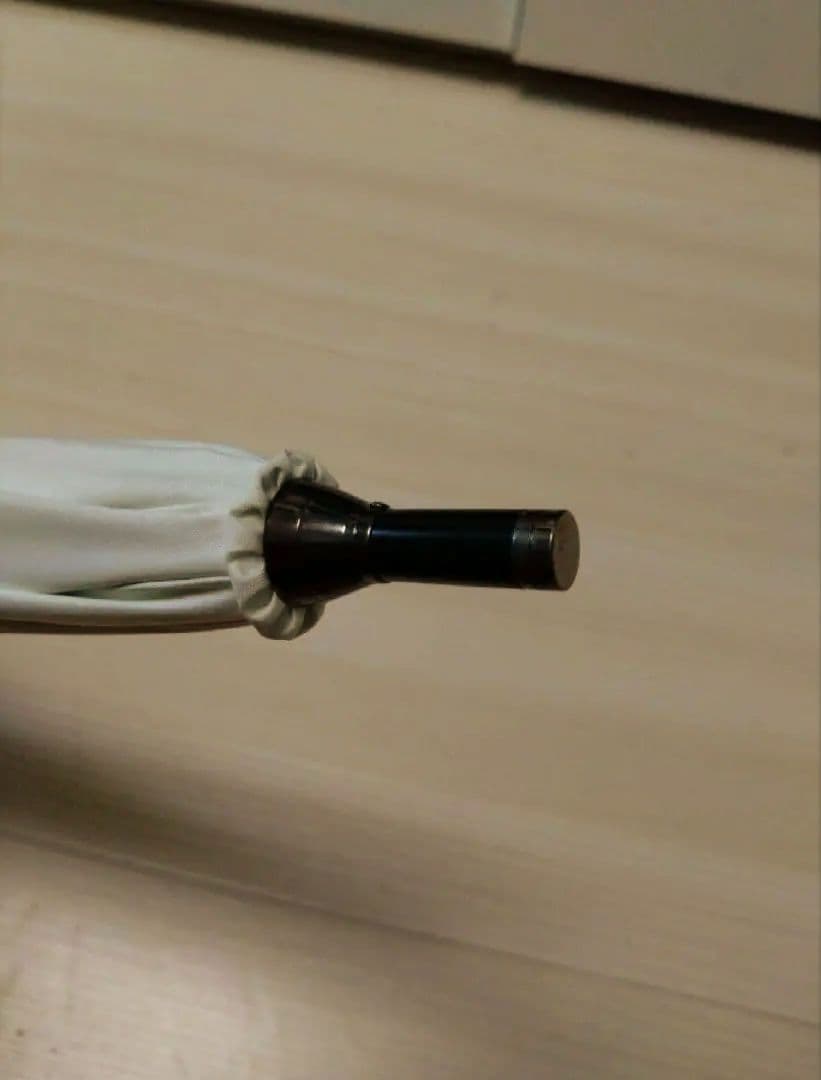 完全遮光日傘　芦屋ロサブラン ショート／ベージュ×ブラック　UV 雨兼用