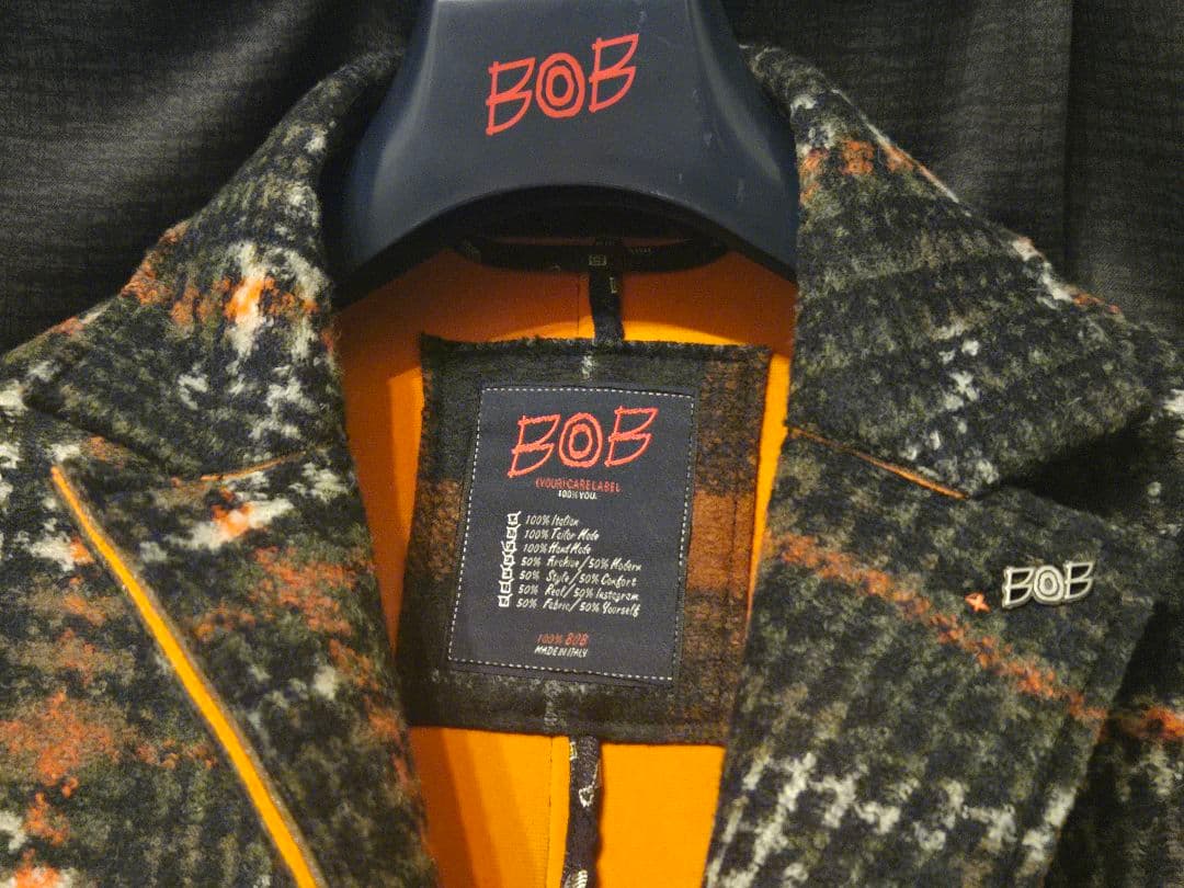 BOB チェック柄 テーラードジャケット