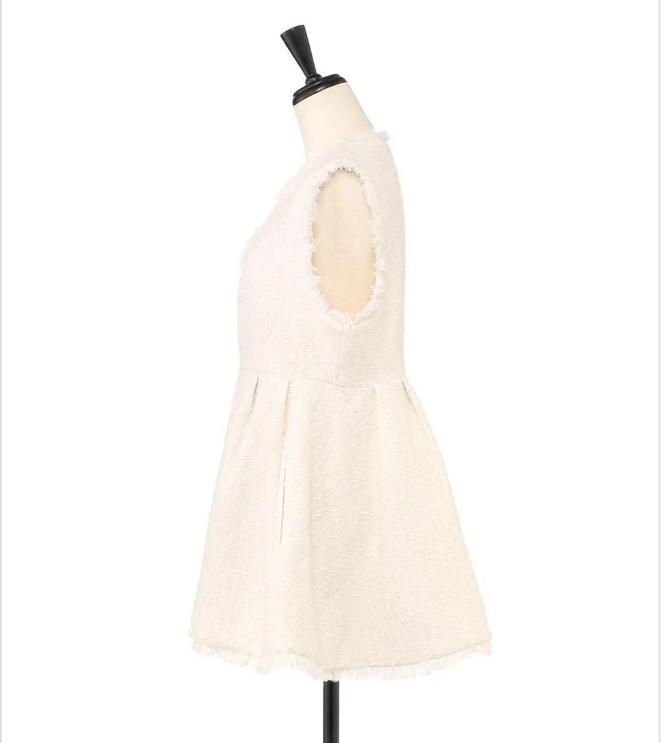 限定UBig ホワイトツイードジレ　reimiさんコラボ