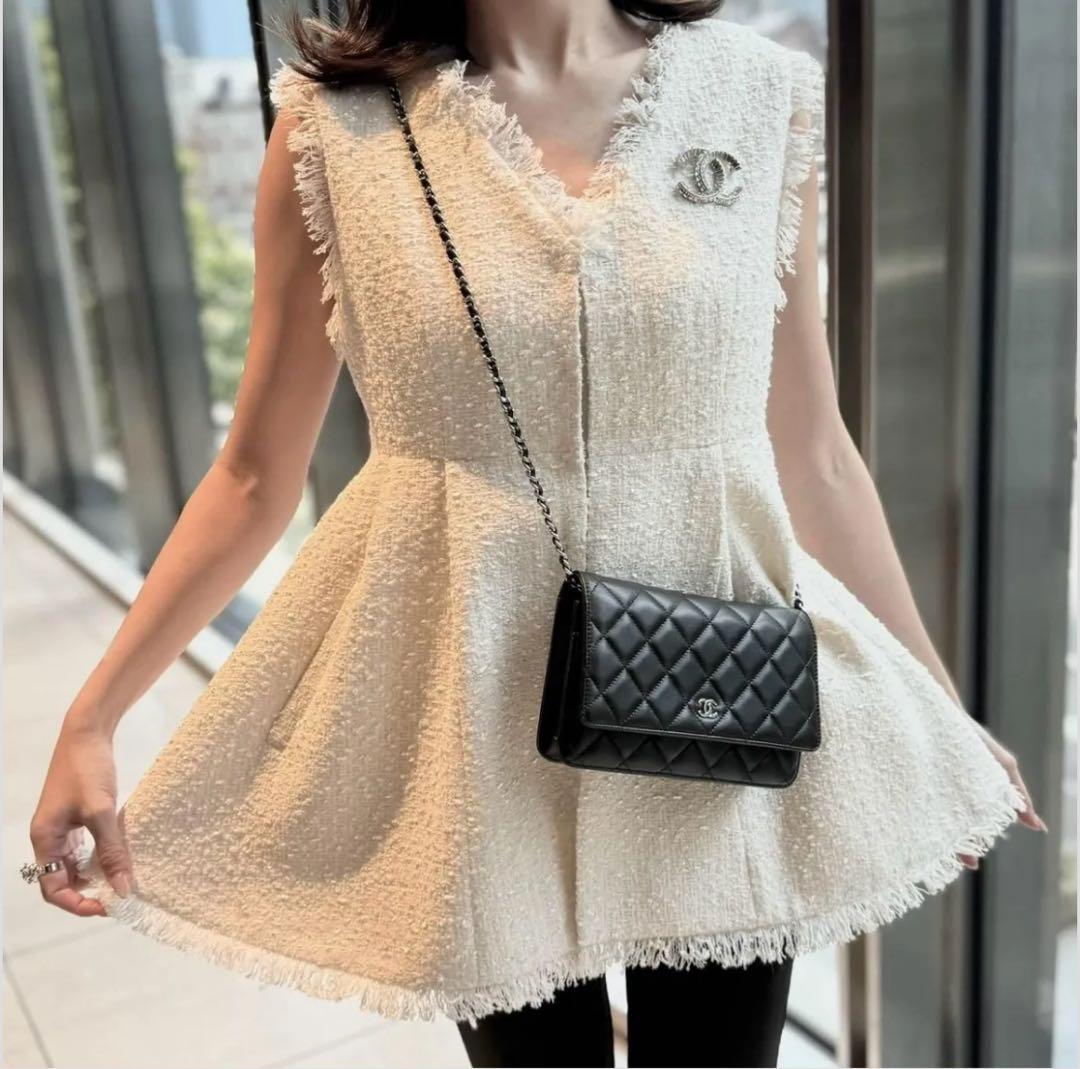 限定UBig ホワイトツイードジレ　reimiさんコラボ