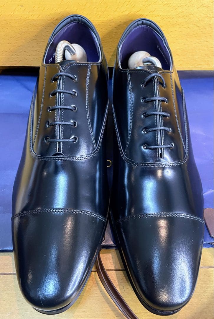 新品リーガルストレートチップスクラッチタフレザービジネスシューズ26.5