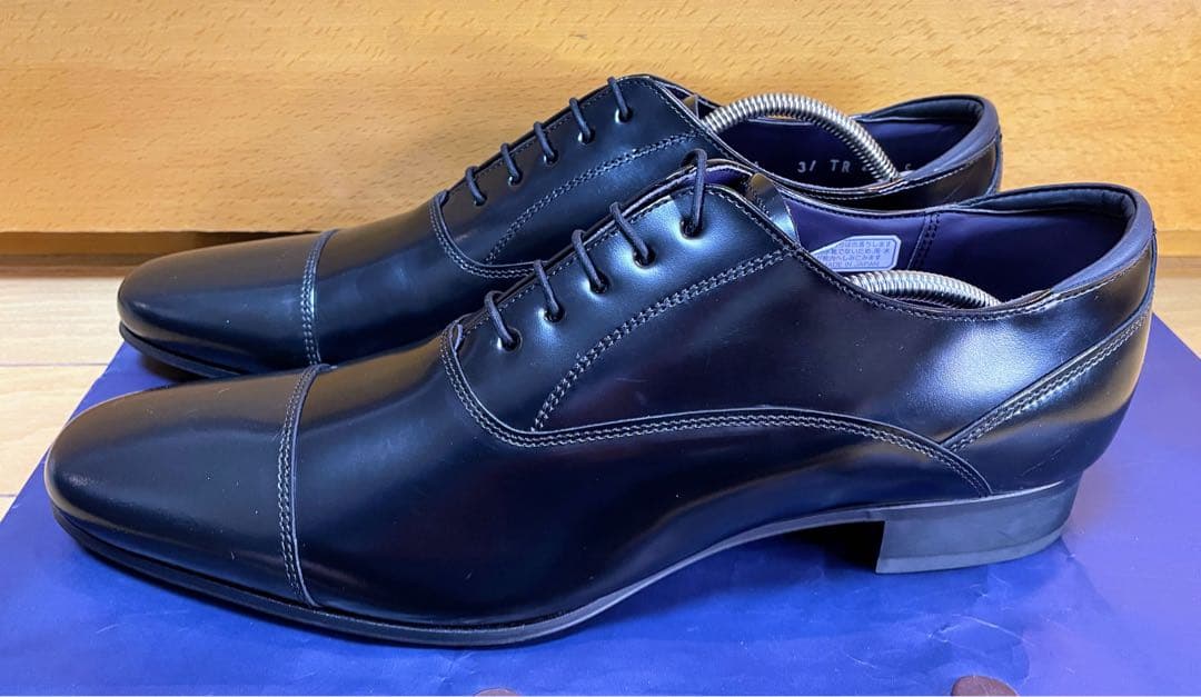 新品リーガルストレートチップスクラッチタフレザービジネスシューズ26.5