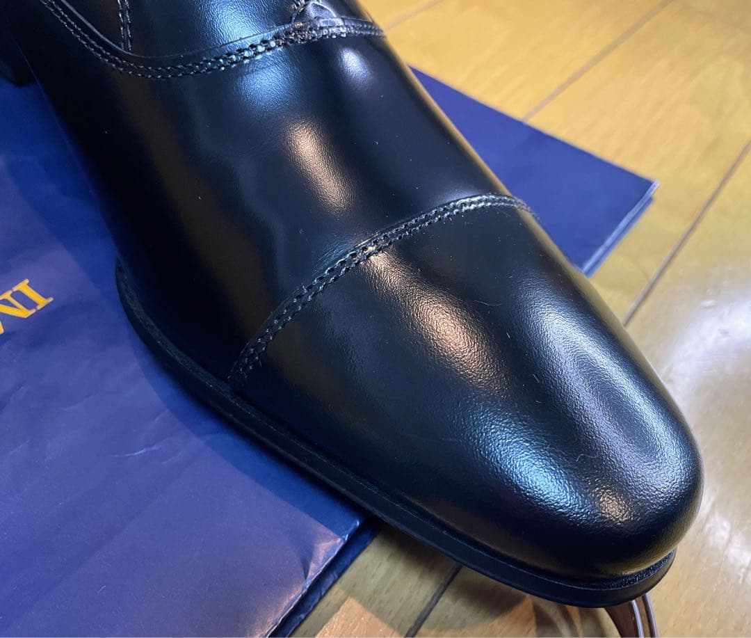 新品リーガルストレートチップスクラッチタフレザービジネスシューズ26.5