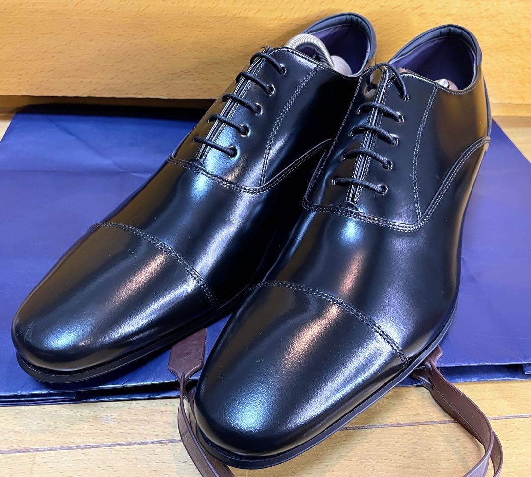 新品リーガルストレートチップスクラッチタフレザービジネスシューズ26.5