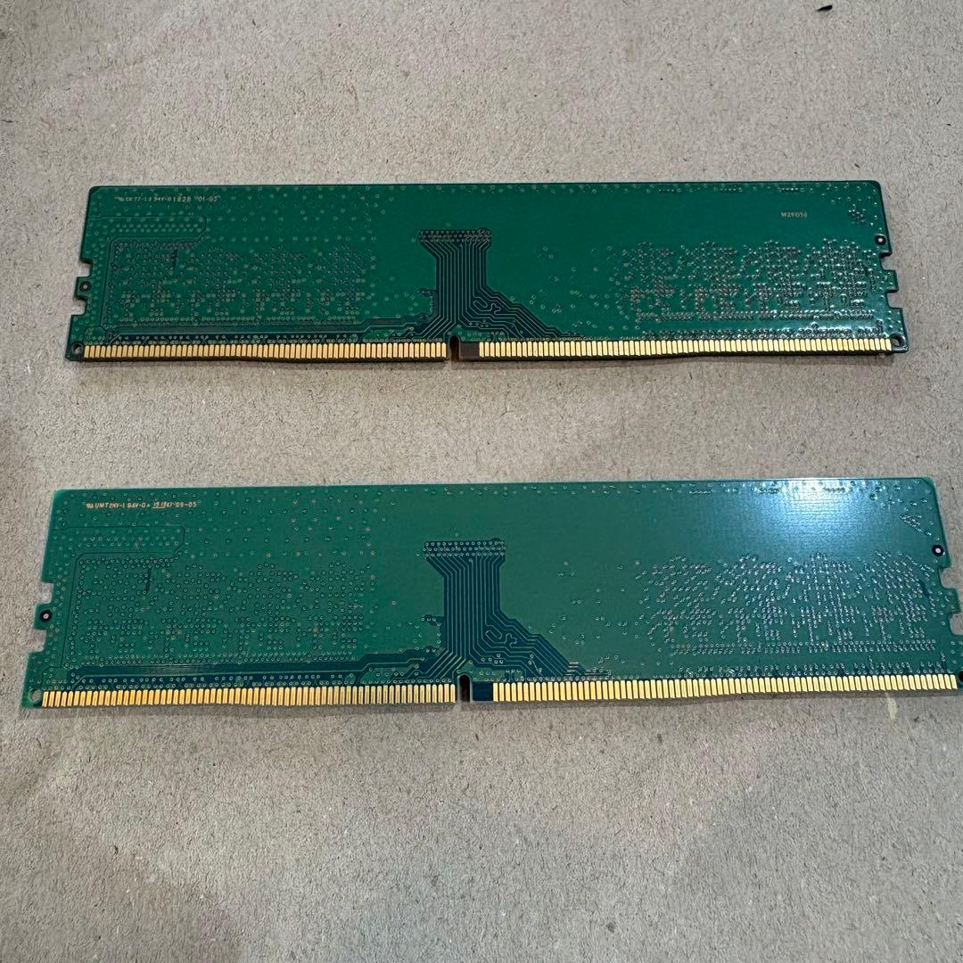 動作確認済みSamsung 8GB DDR4メモリ2666V
