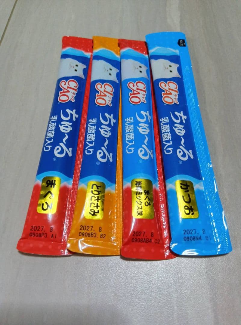 ⑫ いなば CIAOちゅーる 乳酸菌 バラエティ60本×5セット