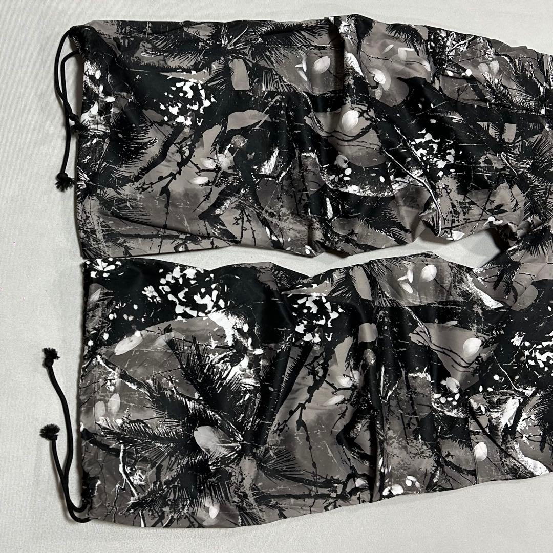 Unknown ブラック リアルツリー ナイロン パラシュート カーゴパンツ