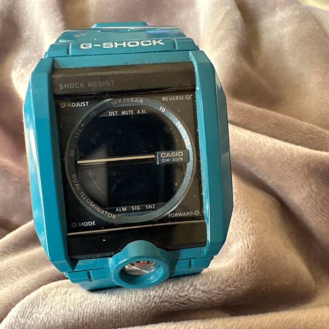 CASIO G-SHOCK 青 デジタル腕時計