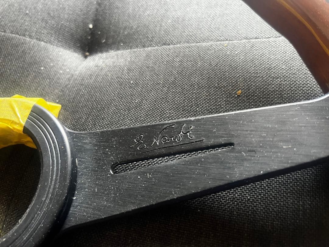 値下げ！【ジャンク品】【当時物】Nardi ウッド ステアリング