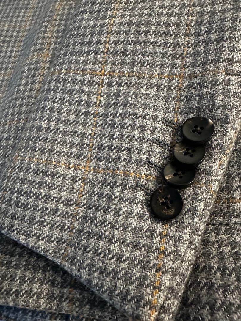 【美品】LARDINI ラルディーニ テーラードジャケット グレー 46