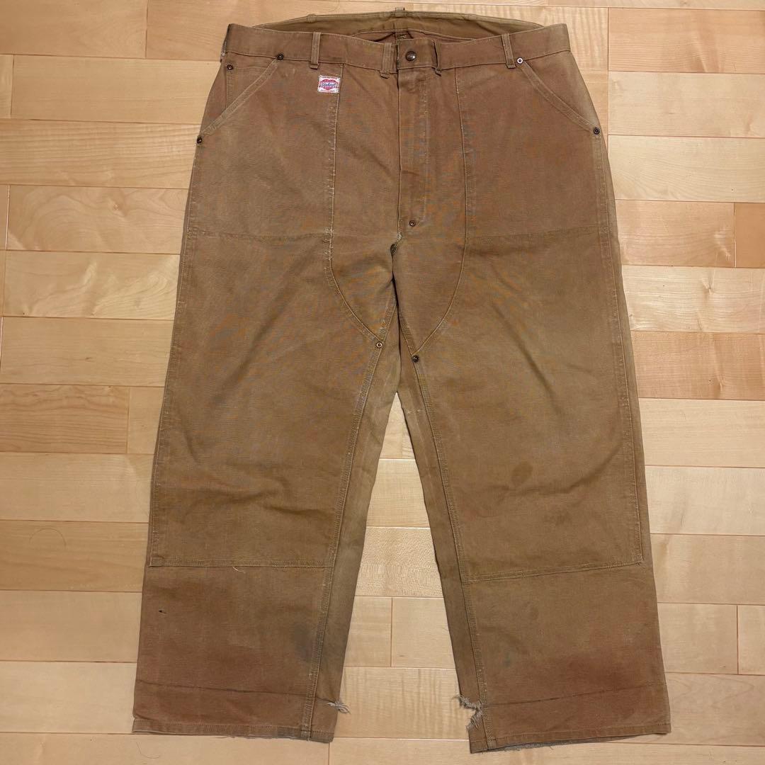 雰囲気鬼 40s 50s Carhartt ハートタグ ダブルニー ダック 極太