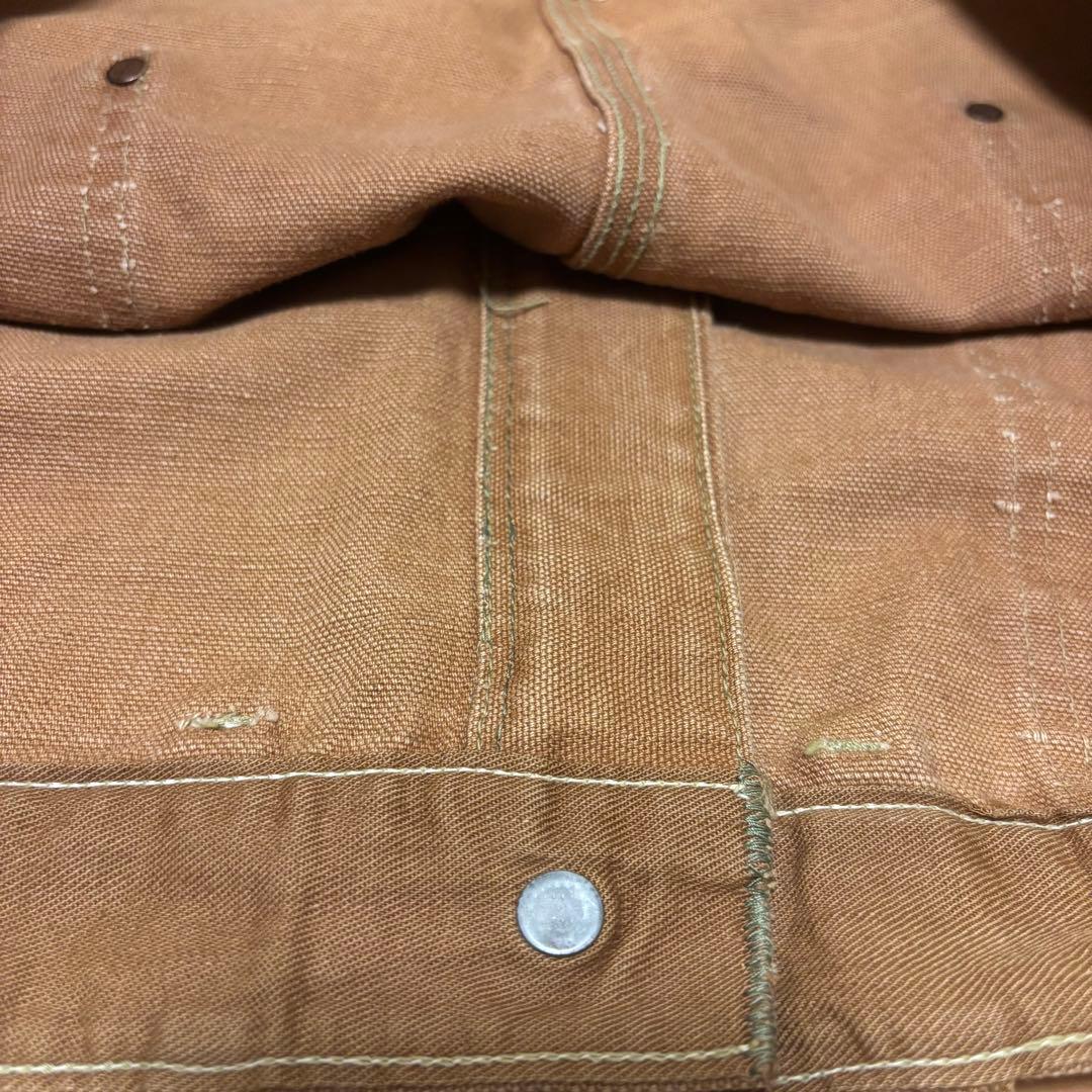 雰囲気鬼 40s 50s Carhartt ハートタグ ダブルニー ダック 極太