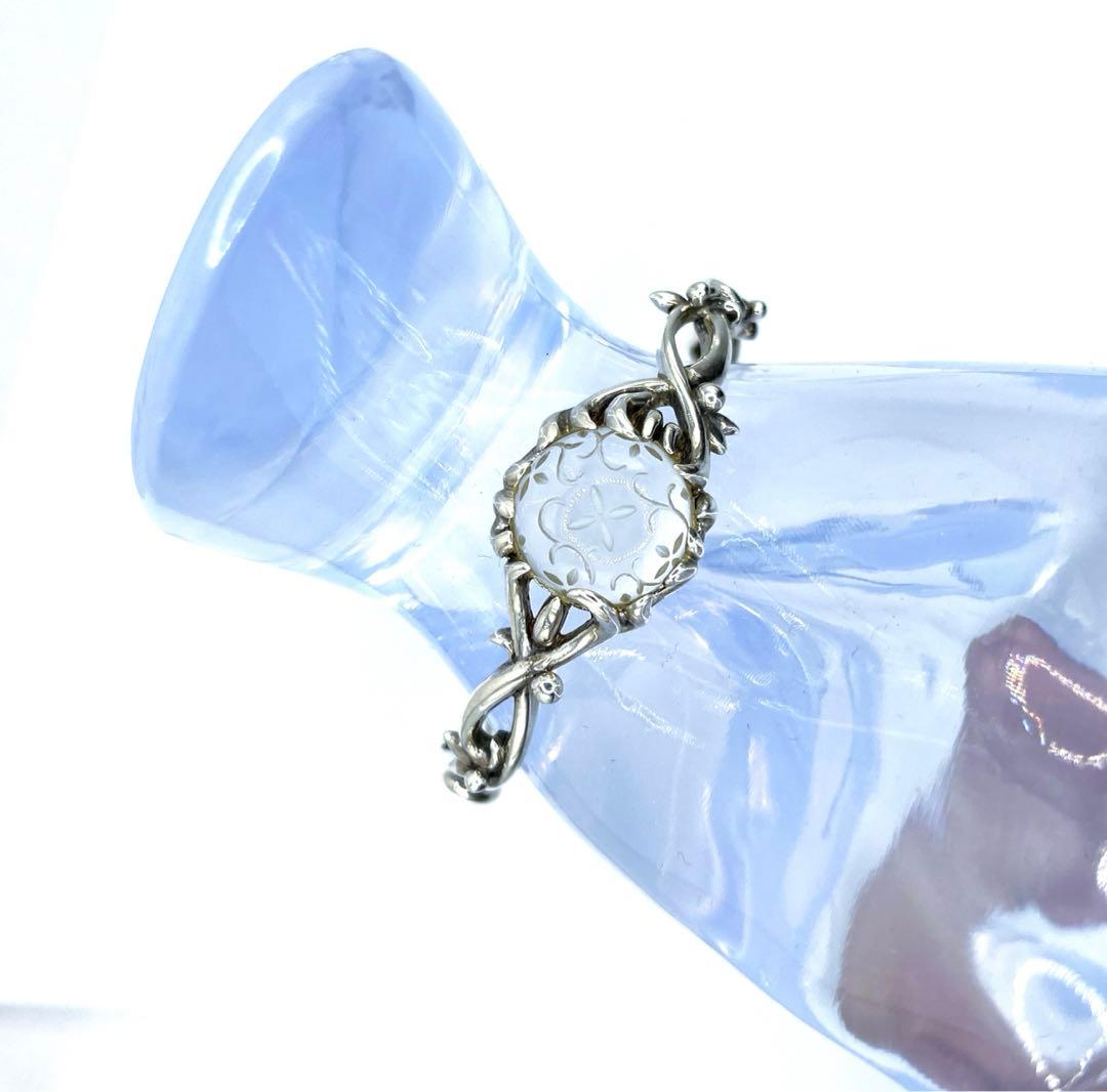 UZU silver 925 クリスタル　バングル