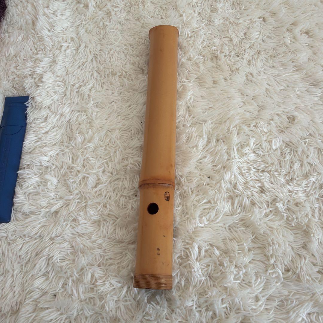 d*3様 尺八 竹製 二分割 ケース　文字あり 1.8尺