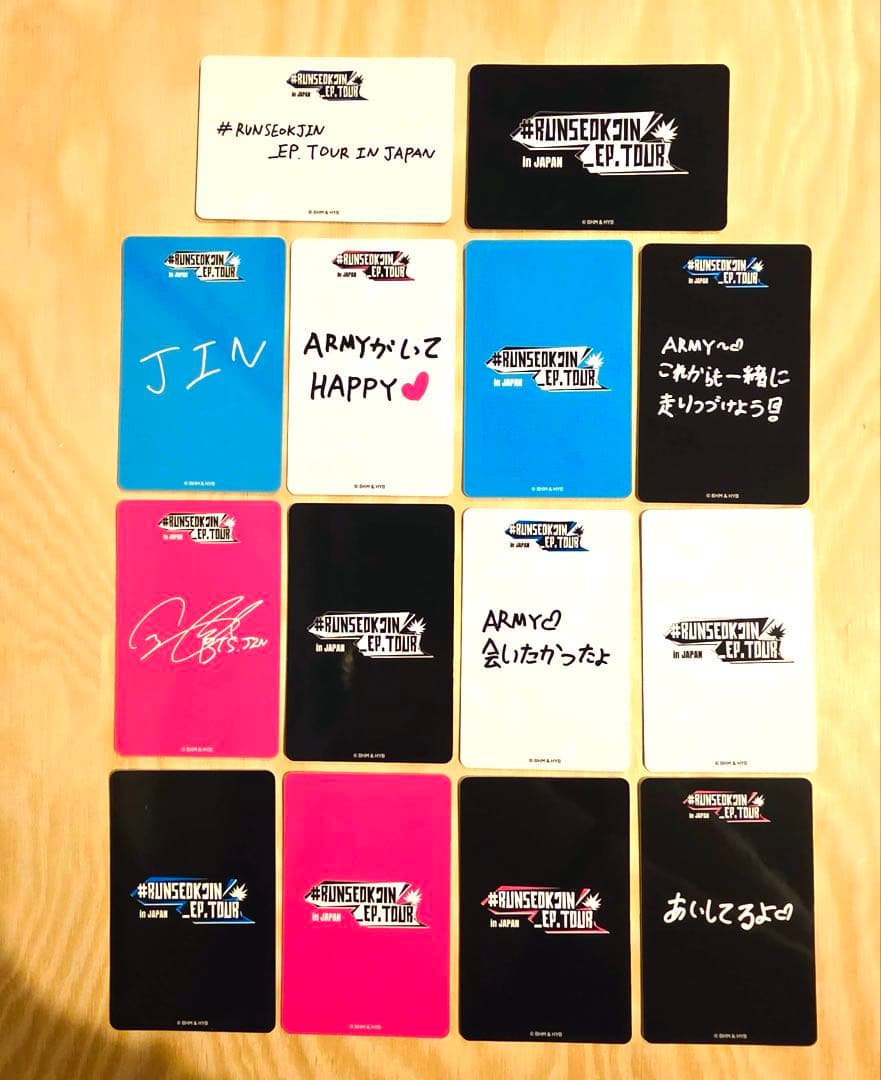 BTS ジン RUNSEOKJIN フォトカード コンプ POPUP JIN