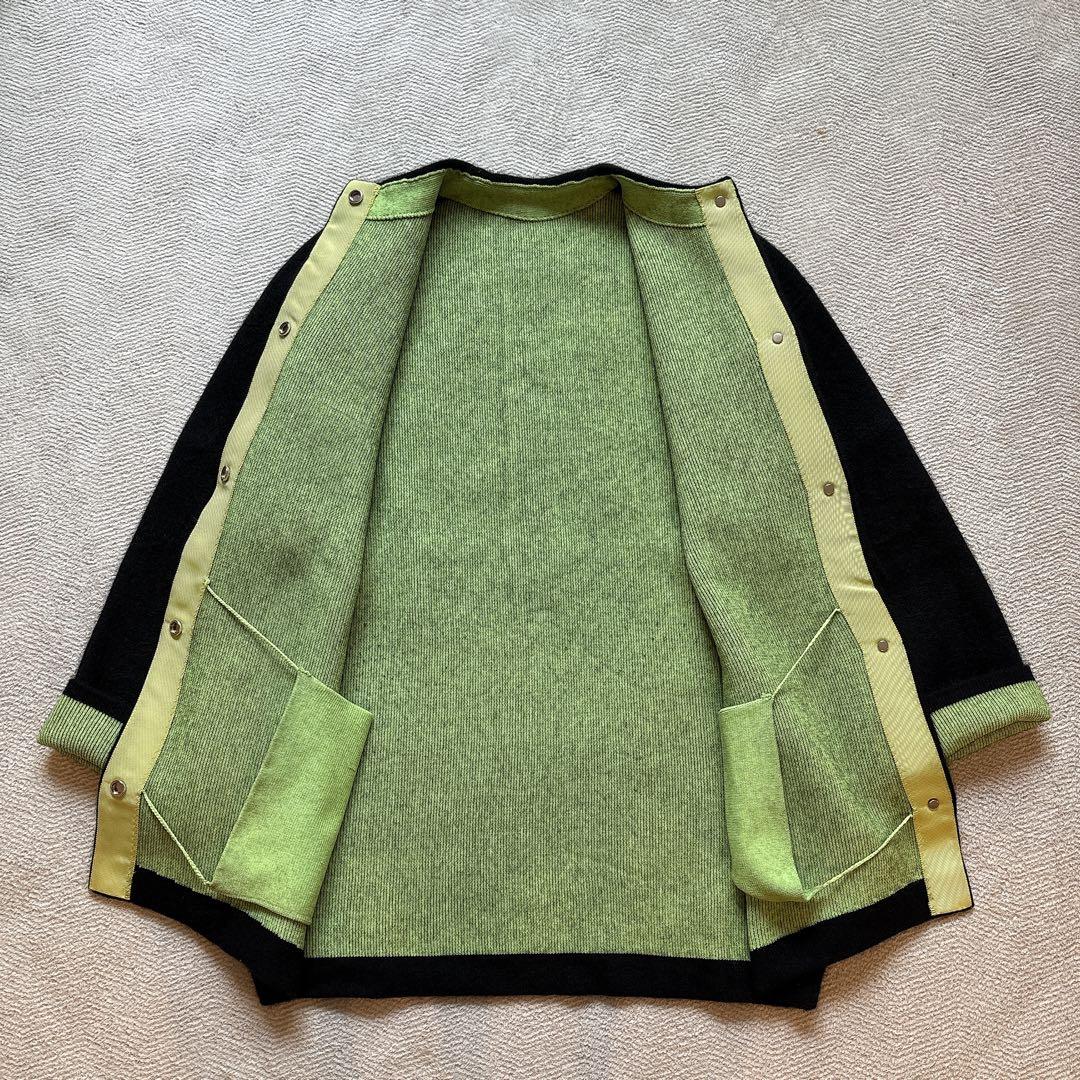 エレンディーク　CNラクーンミックスWカーディガン　ブラック