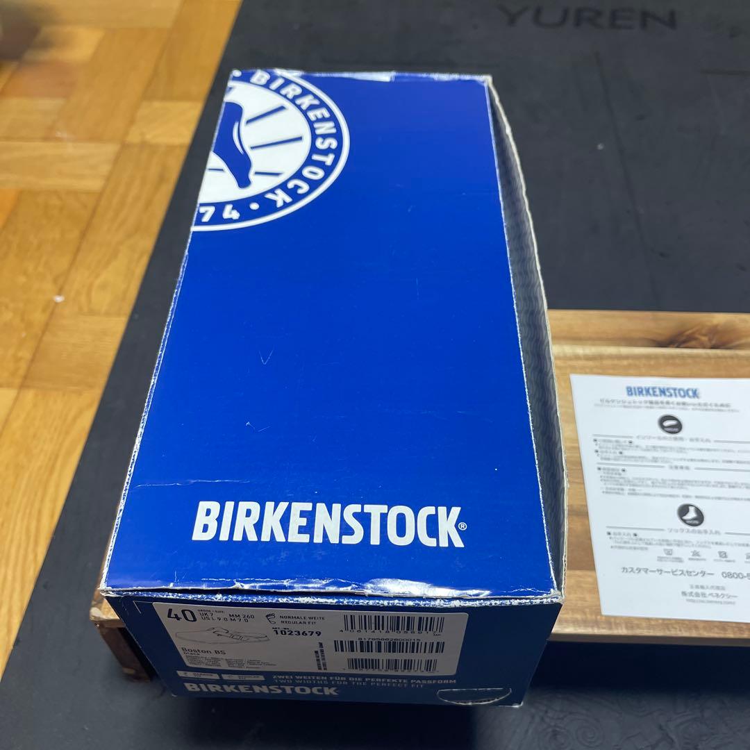 美品　ビルケンシュトック　ボストン　エクスクイジット　レギュラー40