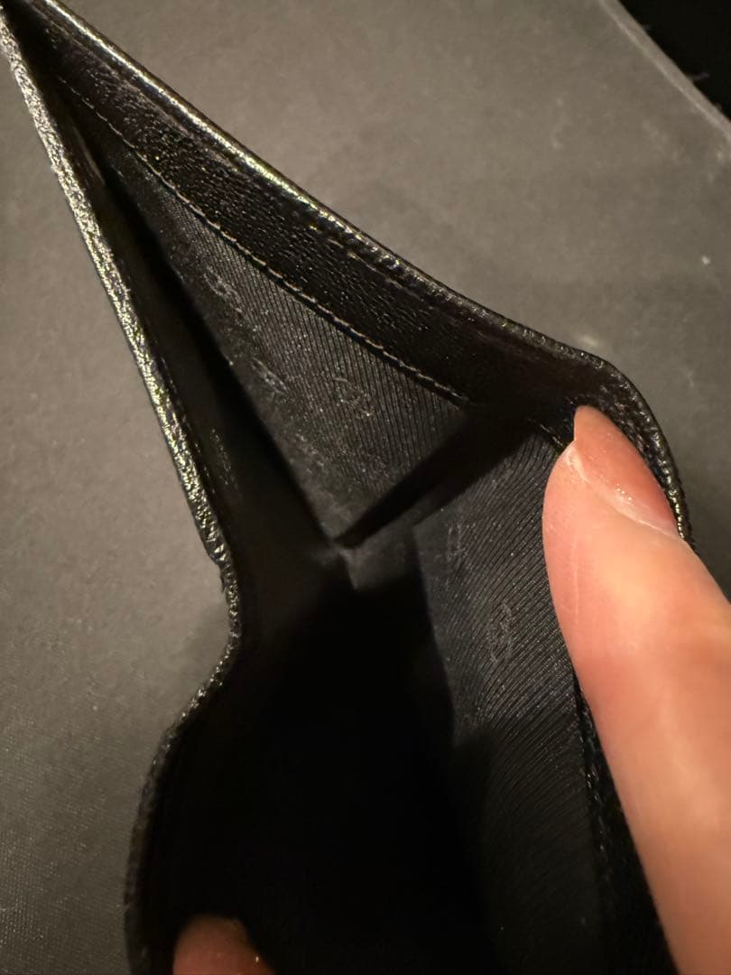 CHANEL ブラックレザー名刺入れ