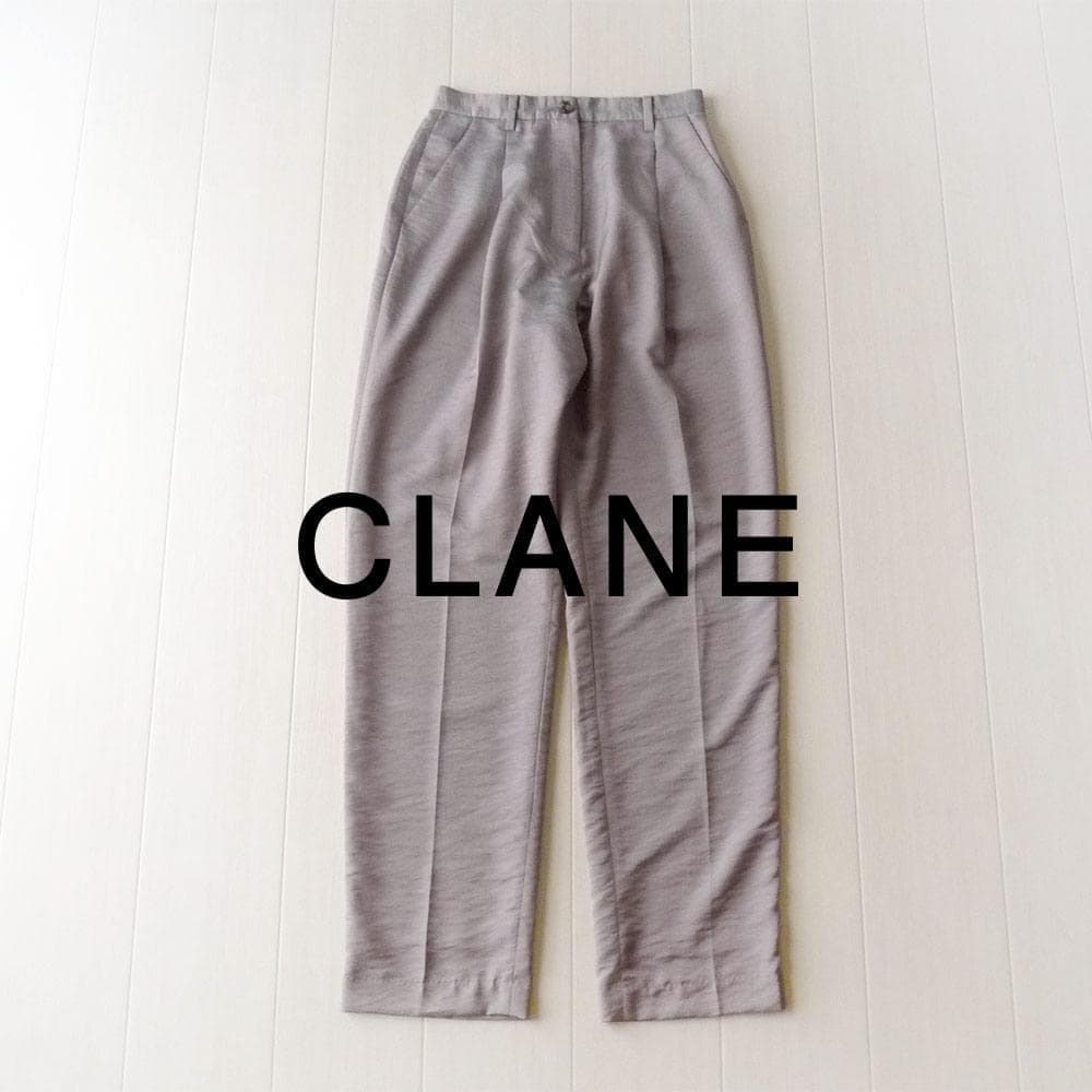 美品 CLANE 2,6万円 テーパードパンツ クラネ ワイドパンツ　C537