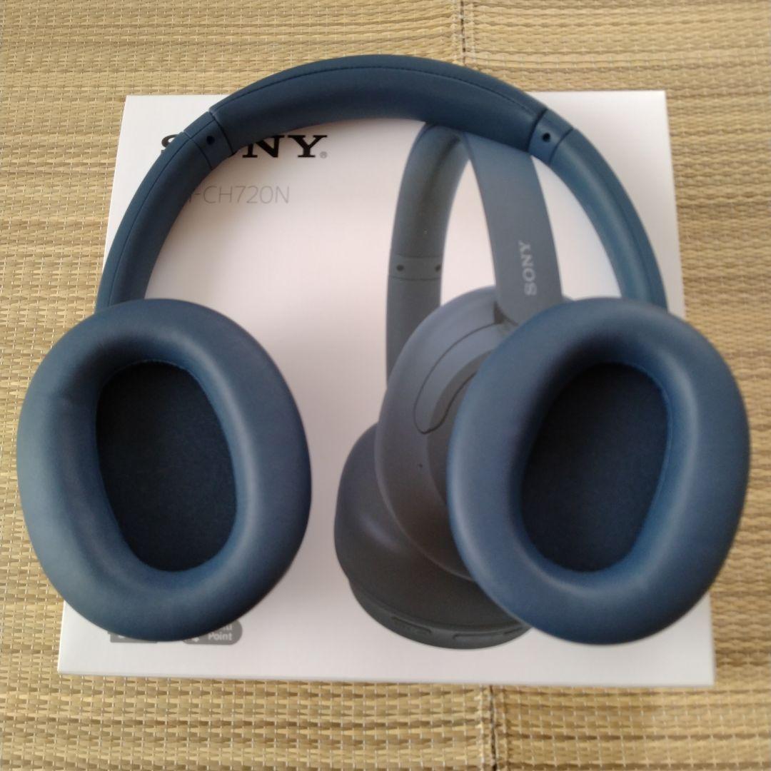 SONY WH-CH720N ワイヤレスヘッドフォン　ブルー
