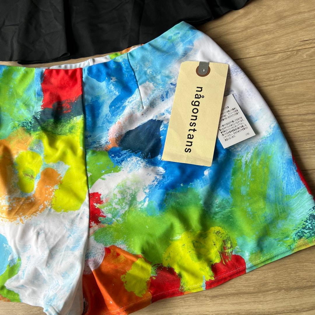 美品　nagonstans 水着　ショートパンツ　黒　セパレート