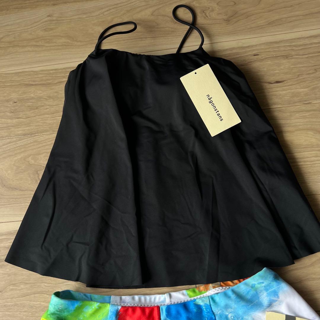 美品　nagonstans 水着　ショートパンツ　黒　セパレート