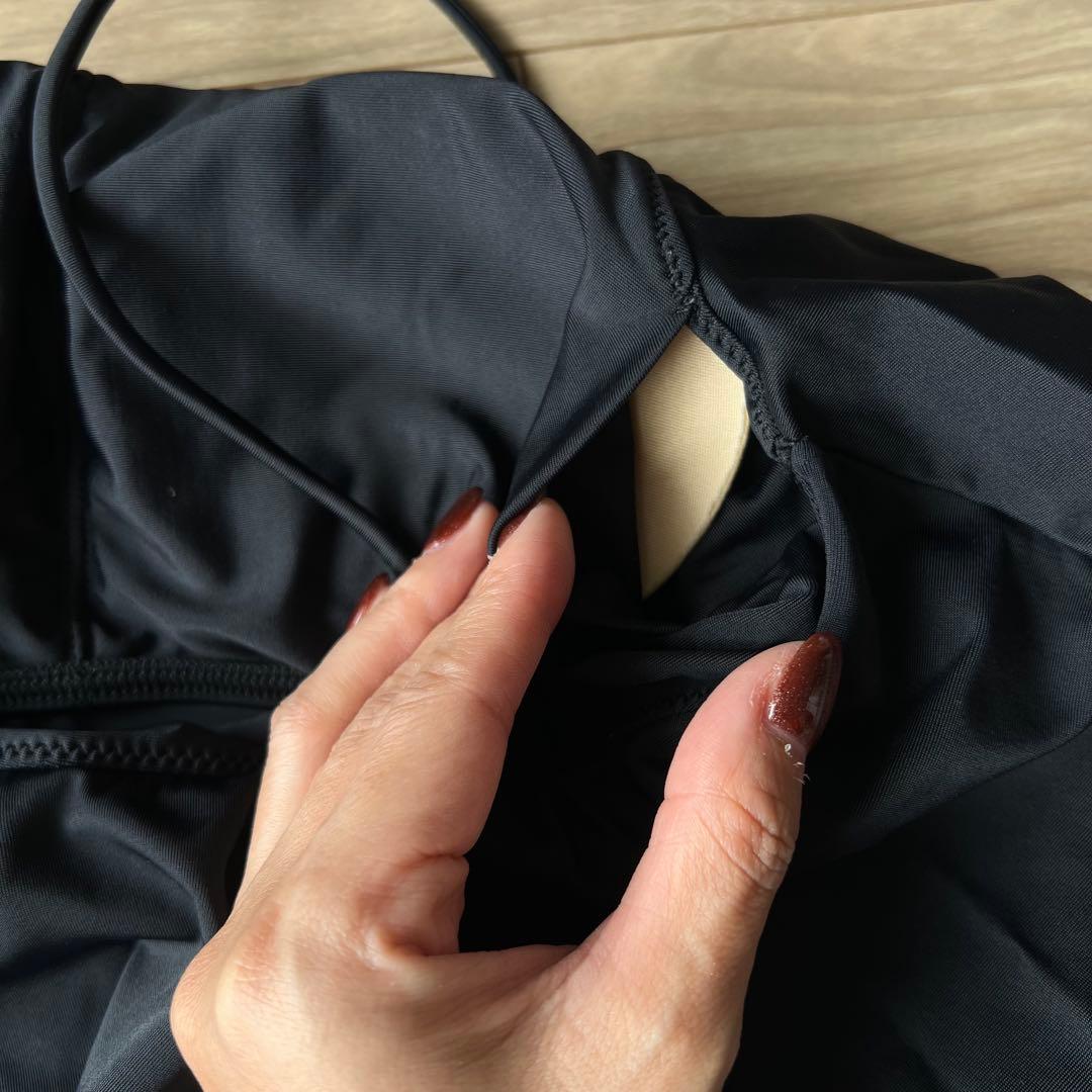 美品　nagonstans 水着　ショートパンツ　黒　セパレート