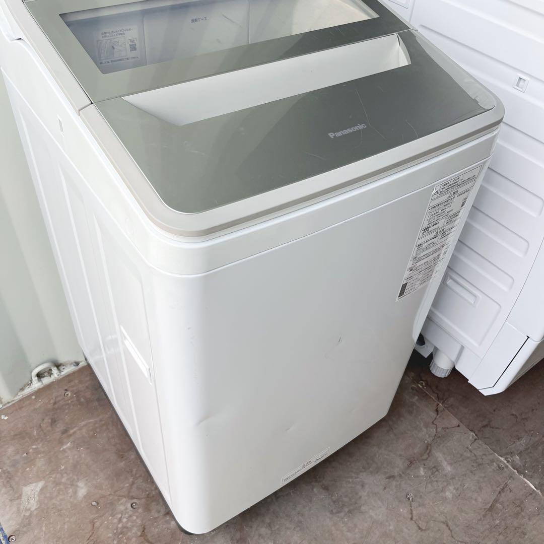 取付無料！完動品！高性能パナソニックエコナビ搭載 大容量8kg洗濯機