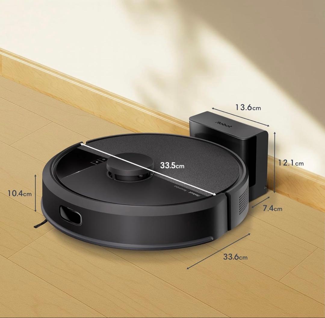 【新品未使用】Roomba 105 Combo ロボット掃除機　ブラック　保証付