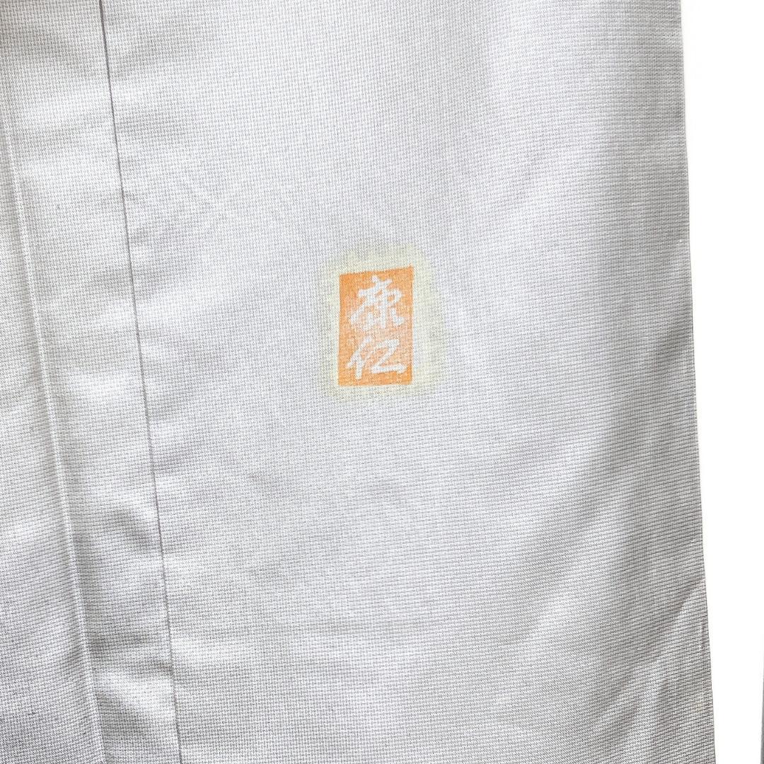 作家もの　訪問着　染め大島紬　絞り　辻ヶ花　藤　紋無し　着物　123b d ms