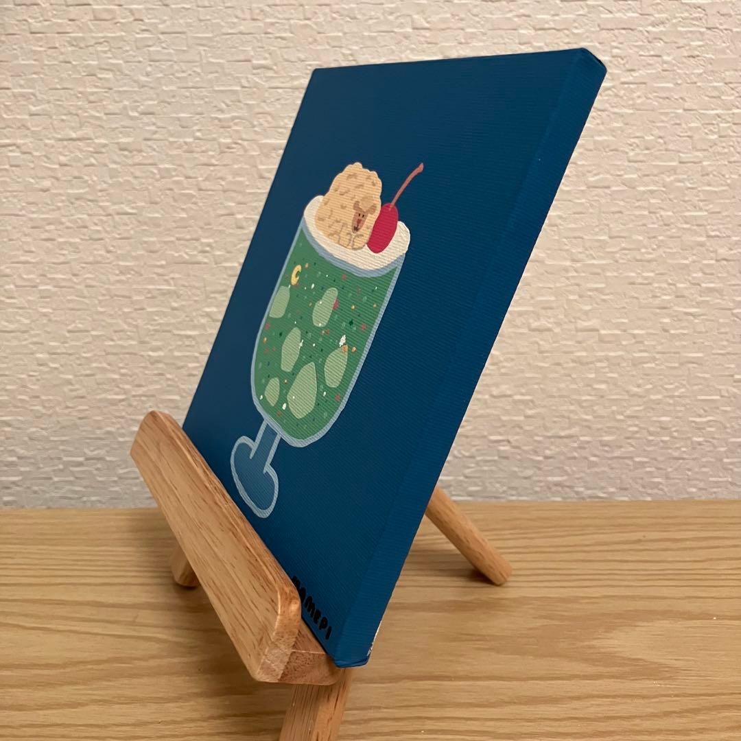 りん様　2枚セット　原画【お花ブランコ】　【モコモコ羊のメロンソーダ】