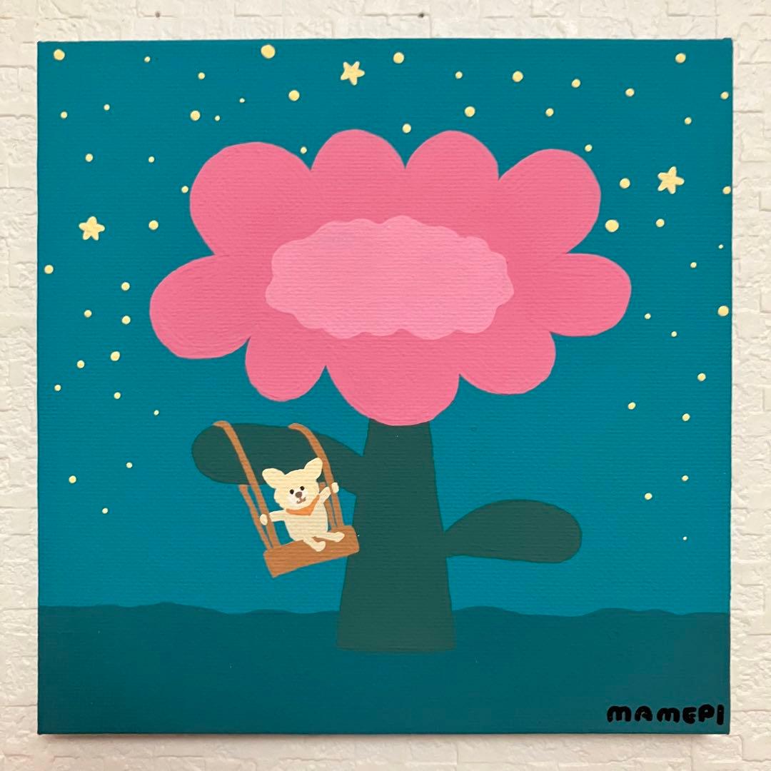 りん様　2枚セット　原画【お花ブランコ】　【モコモコ羊のメロンソーダ】