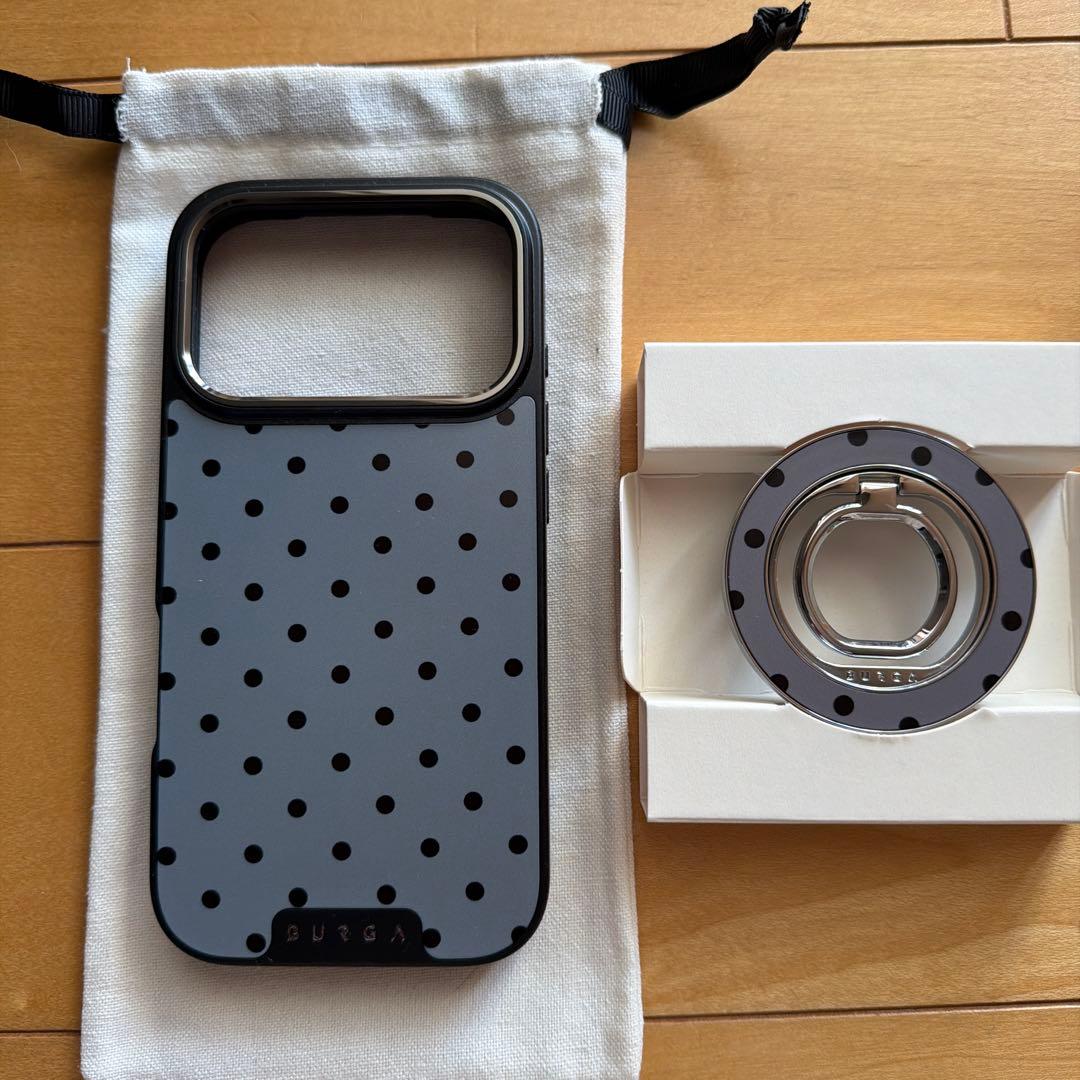 【BURGA】iPhone17Pro ケース　& リングホルダー