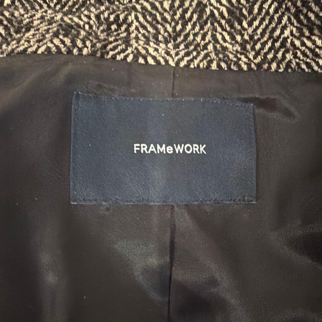 フレームワーク　TWEEDショートコート 36 サイズ