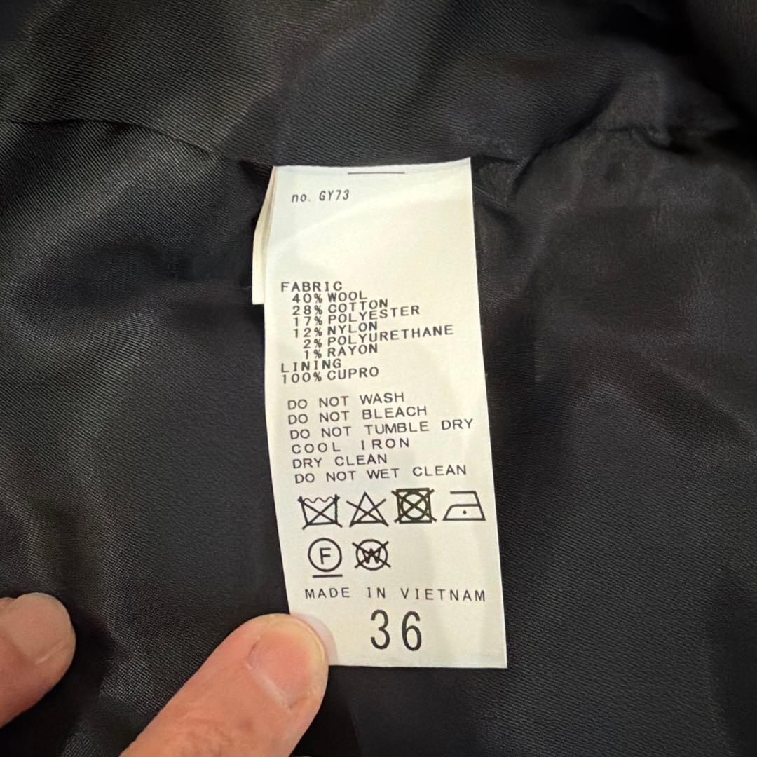 フレームワーク　TWEEDショートコート 36 サイズ