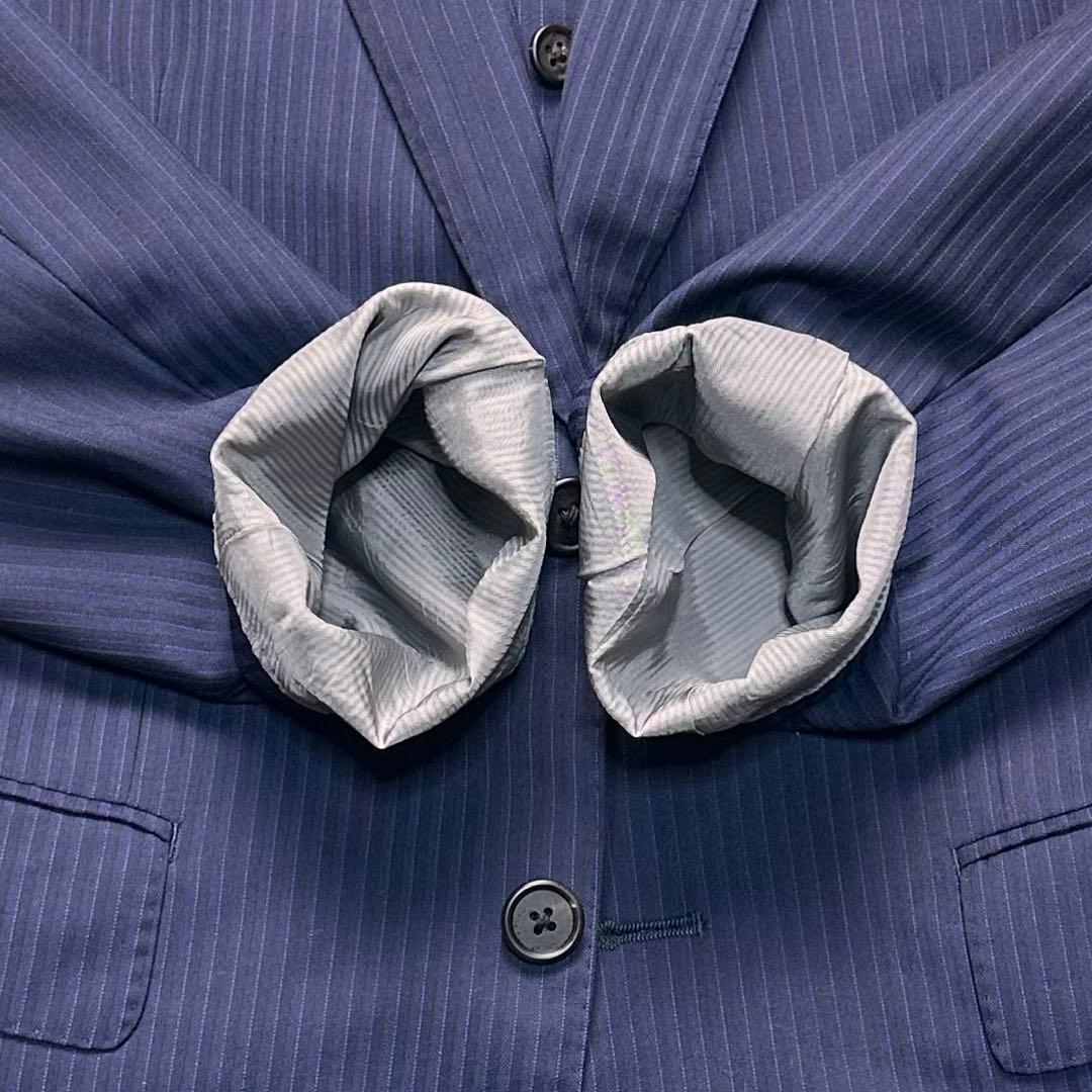 現行 未使用級 ポールスミス 3ピース ネイビー ストライプ M