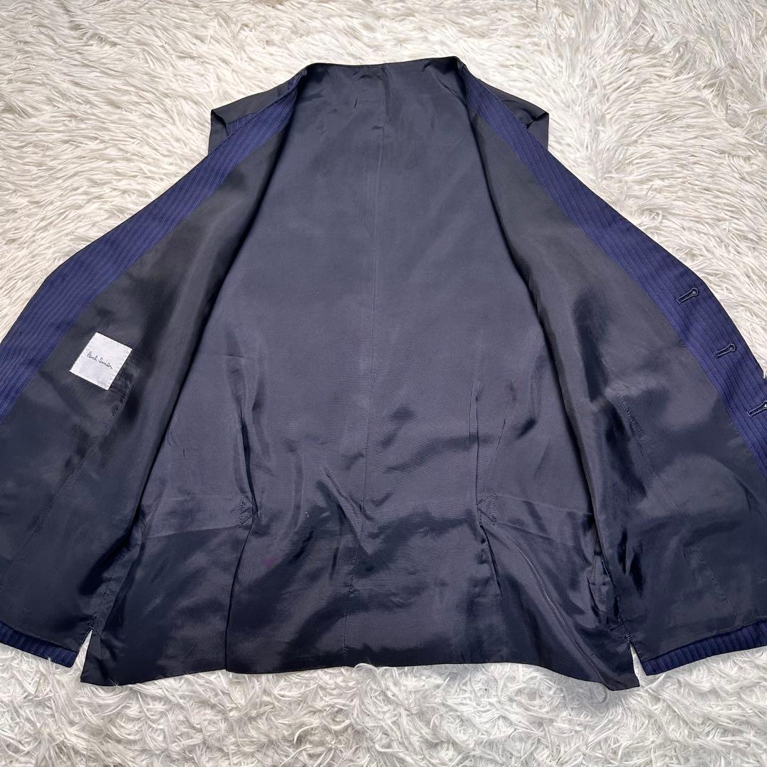 現行 未使用級 ポールスミス 3ピース ネイビー ストライプ M