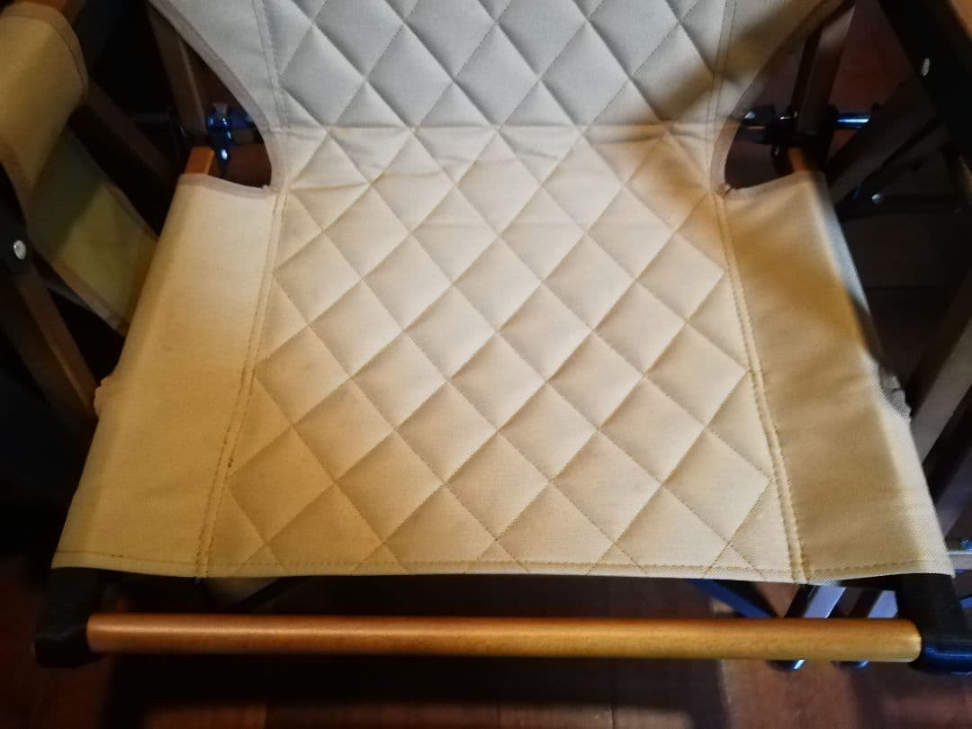 WAQ Folding Wood Chair ウッドチェア タンカラー2個セット