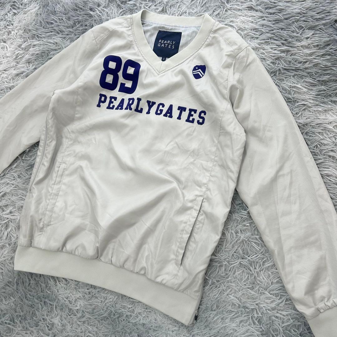 美品　パーリーゲイツ　スニード　ジャケット　プルオーバー　蓄熱　グレー　サイズ2