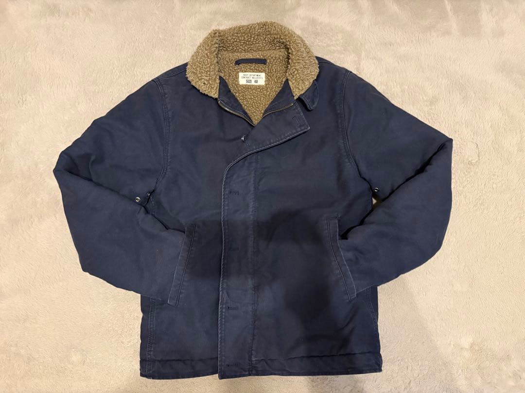 WAIPER.inc N-1デッキジャケット WP03 40 ネイビー