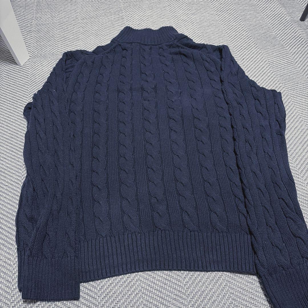 森*か様 Polo Ralph Lauren ネイビー ケーブルニット XL