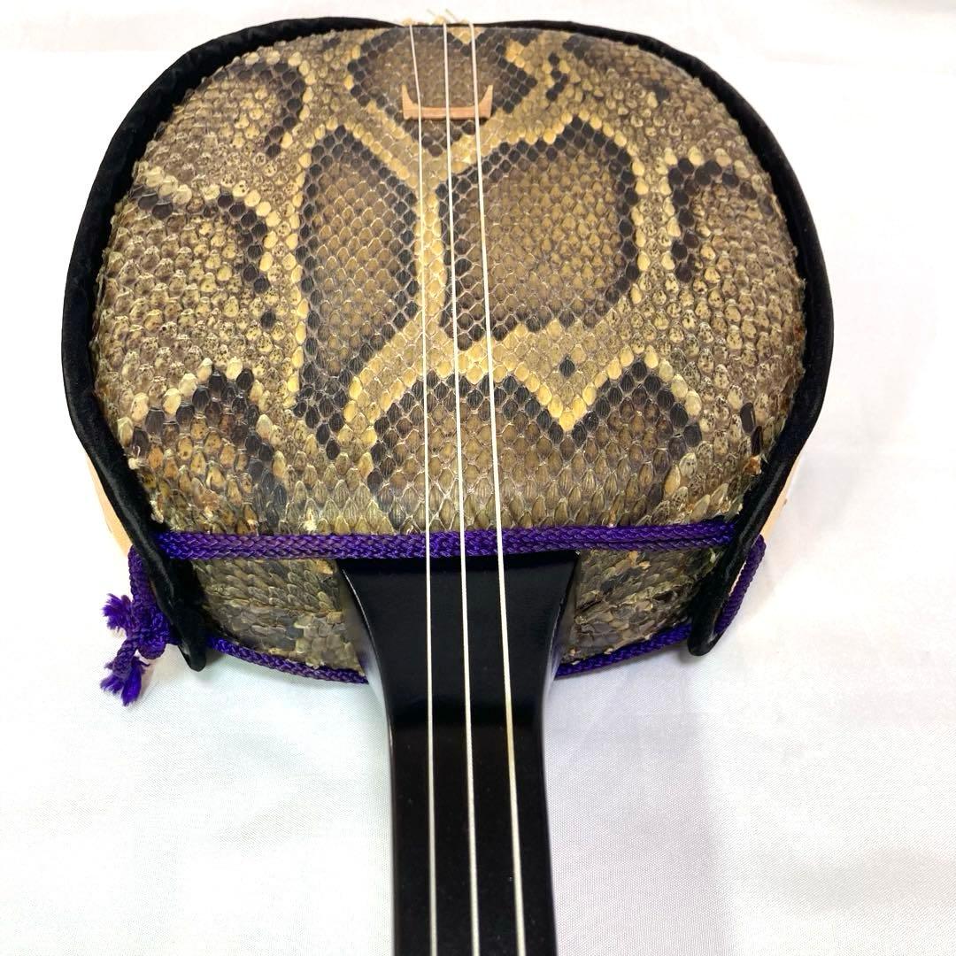 三線 沖縄 本蛇革 蛇革 蛇皮 ハードケース 付属品 和楽器 初心者 中級者