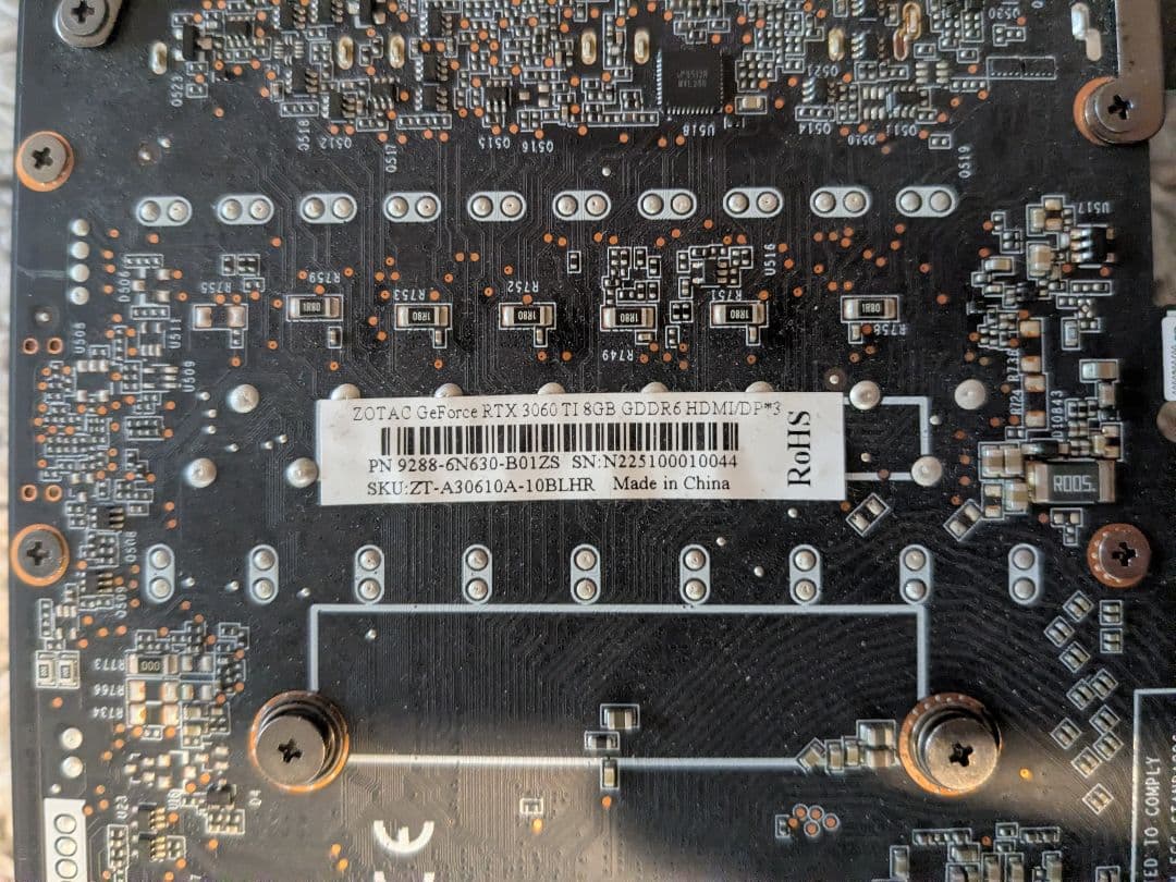 グラフィックボード・グラボ・ビデオカード NVIDIA ZOTAC 3060ti