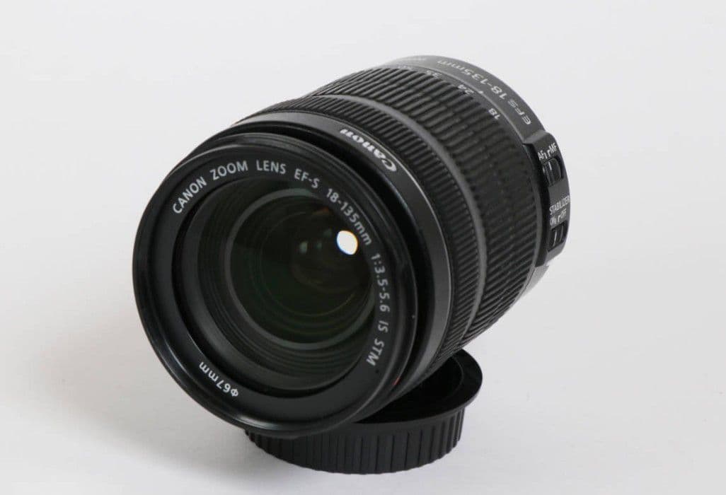 Canon 18-135 stm レンズ ズーム 美品 純正フード セット