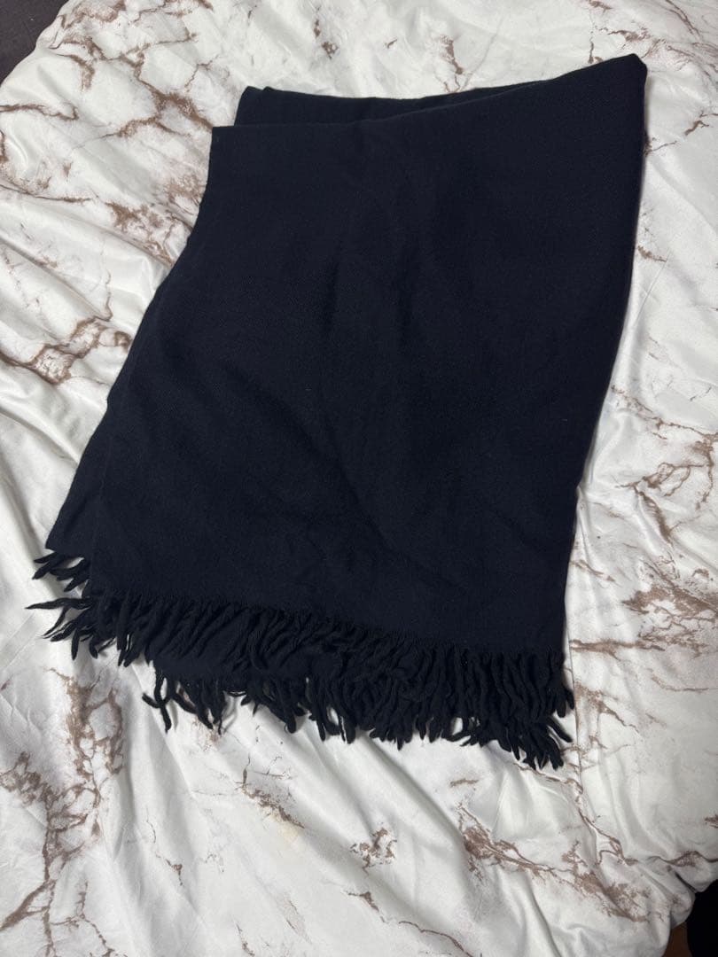 COMOLI 23AW カシミヤストール Navy