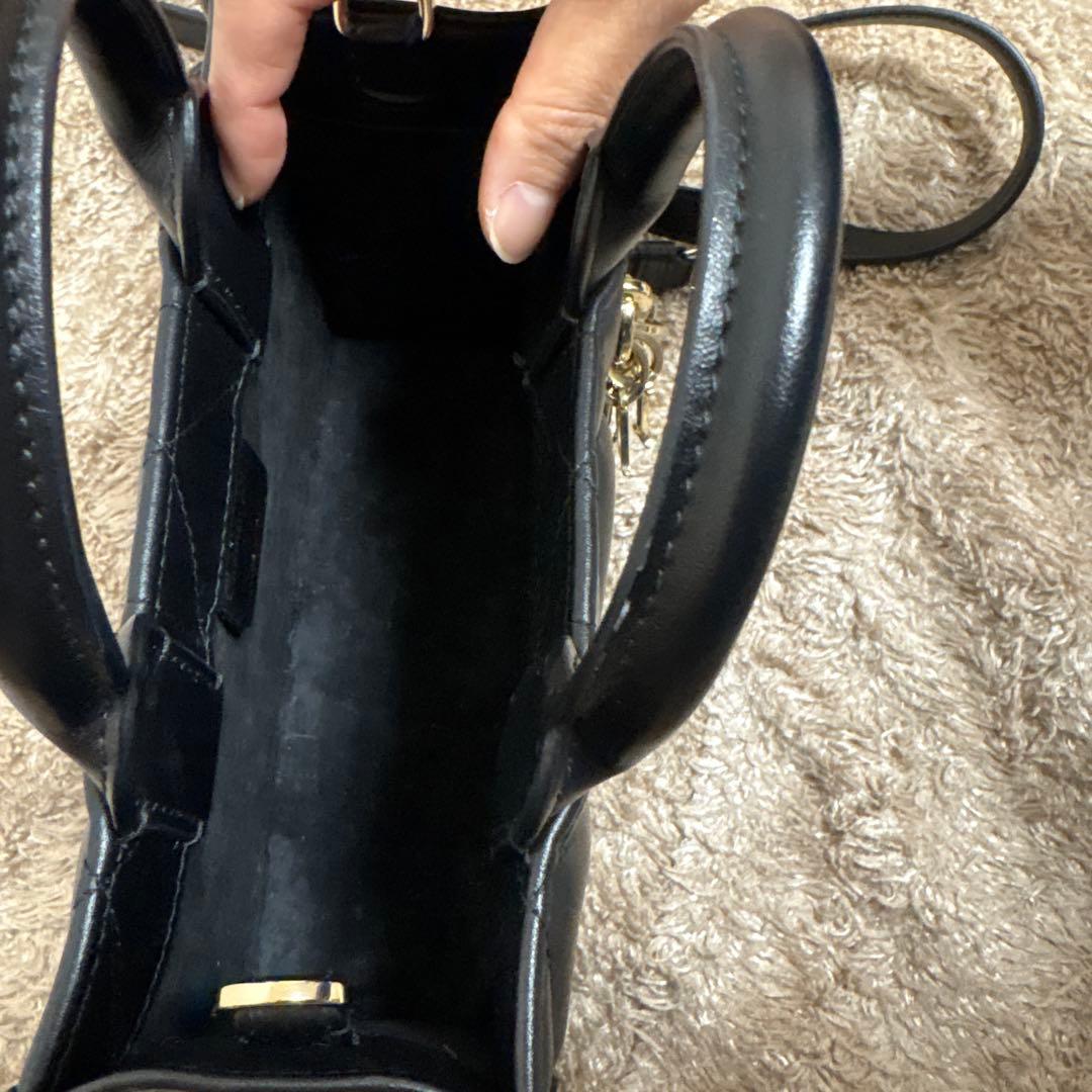 Dior Book Tote バッグ ミニ ブラック キルティング ショルダー